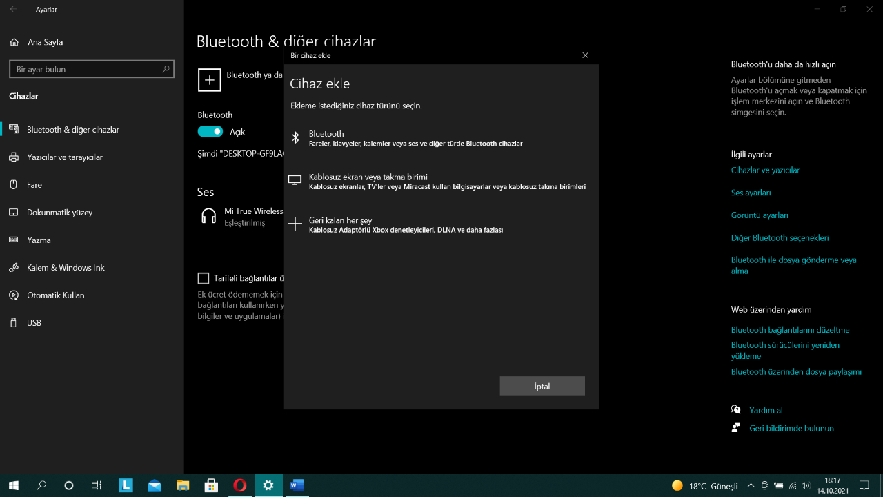 Windows 10da Bluetooth nasıl açılır ShiftDelete Net