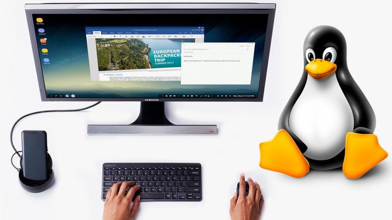 Samsung DeX için Linux on Galaxy