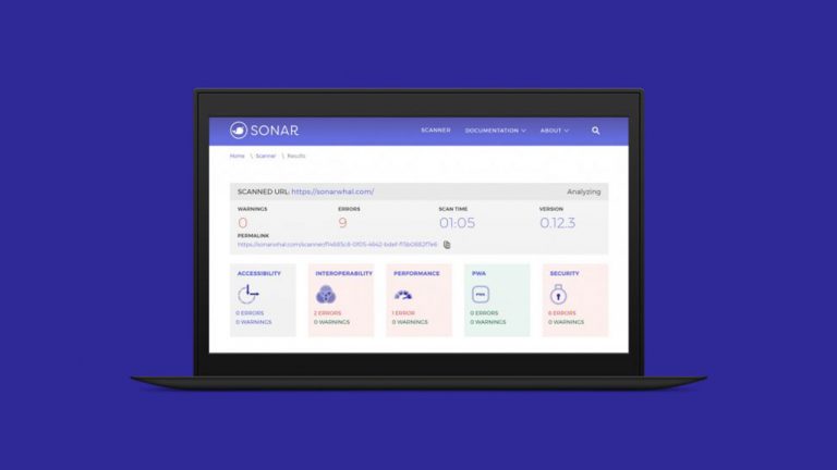 Sitenizi açık kaynaklı Sonar ile test edin!