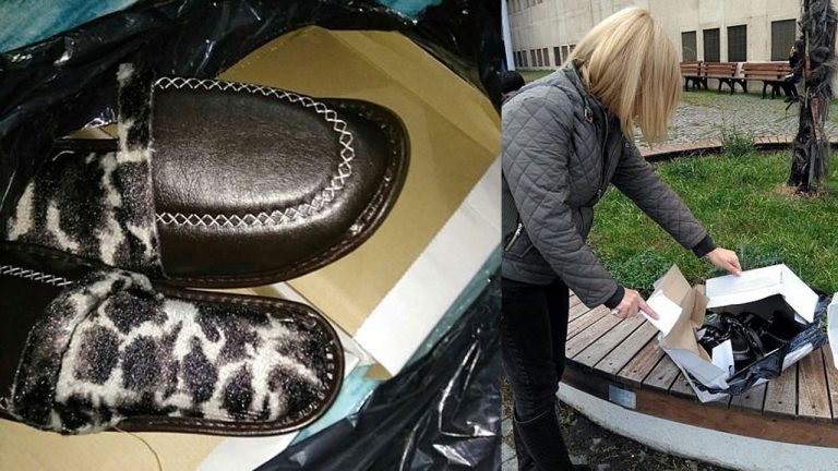 İnternetten bot aldı, ev terliği geldi!