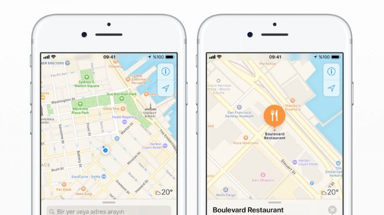 Apple Harita uygulamasında komik hata!