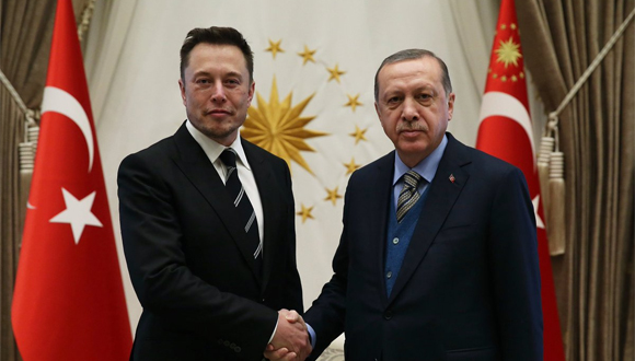 Erdoğan, Elon Musk ile bir araya geldi!