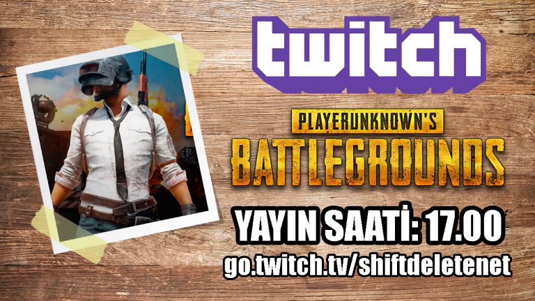 PUBG canlı yayını başlıyor!