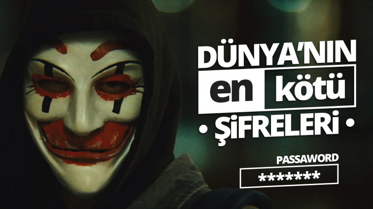 Dünyanın en kötü şifreleri!