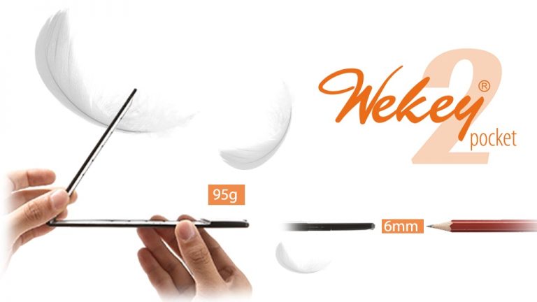 Görebileceğiniz en ince klavye: Wekey Pocket 2