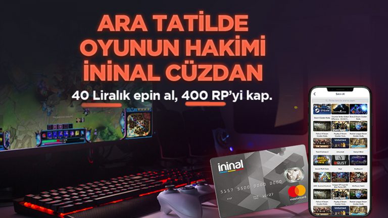 Ininal Cüzdan kullan LoL RP kazan!