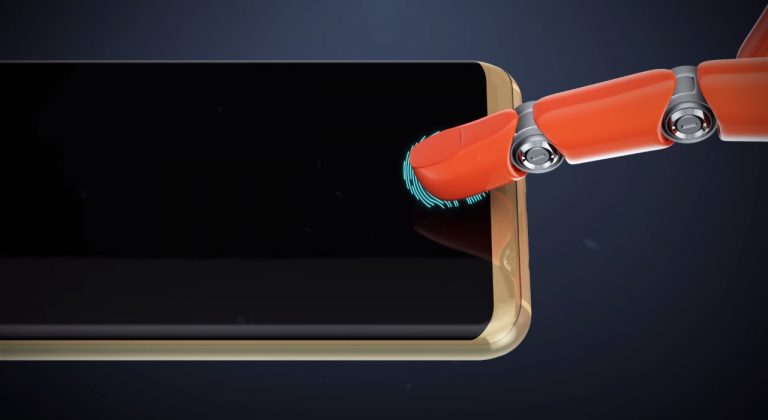 Ekrandan parmak izi okuyan ilginç telefon!