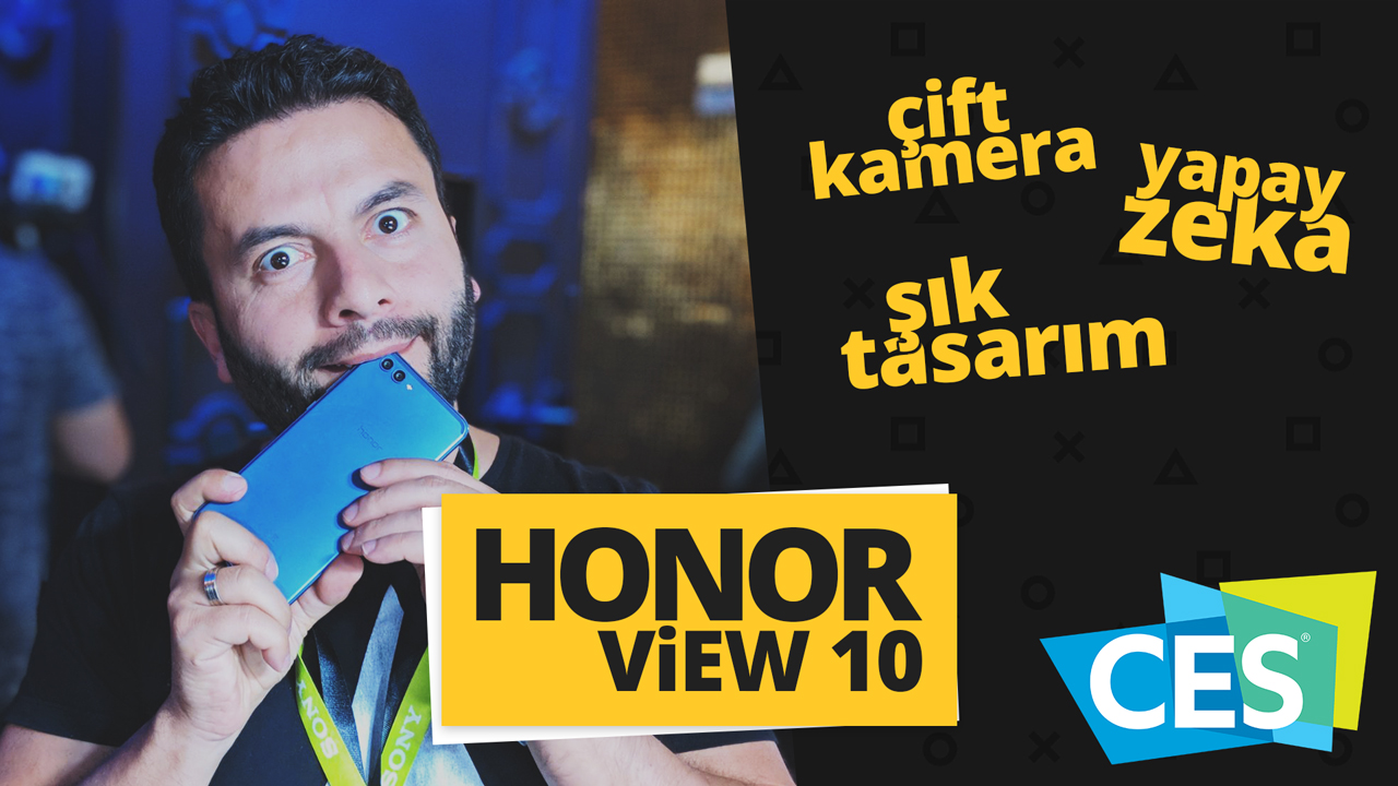 Honor View 10 ön inceleme CES 2018