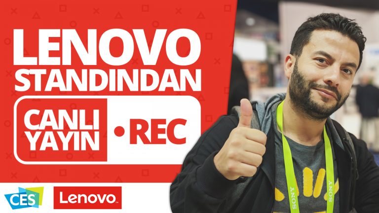 CES 2018 Lenovo standından canlı yayın!