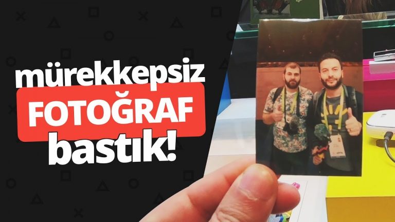 ZERO INK TEKNOLOJİSİ – Mürekkepsiz fotoğraf bastık!