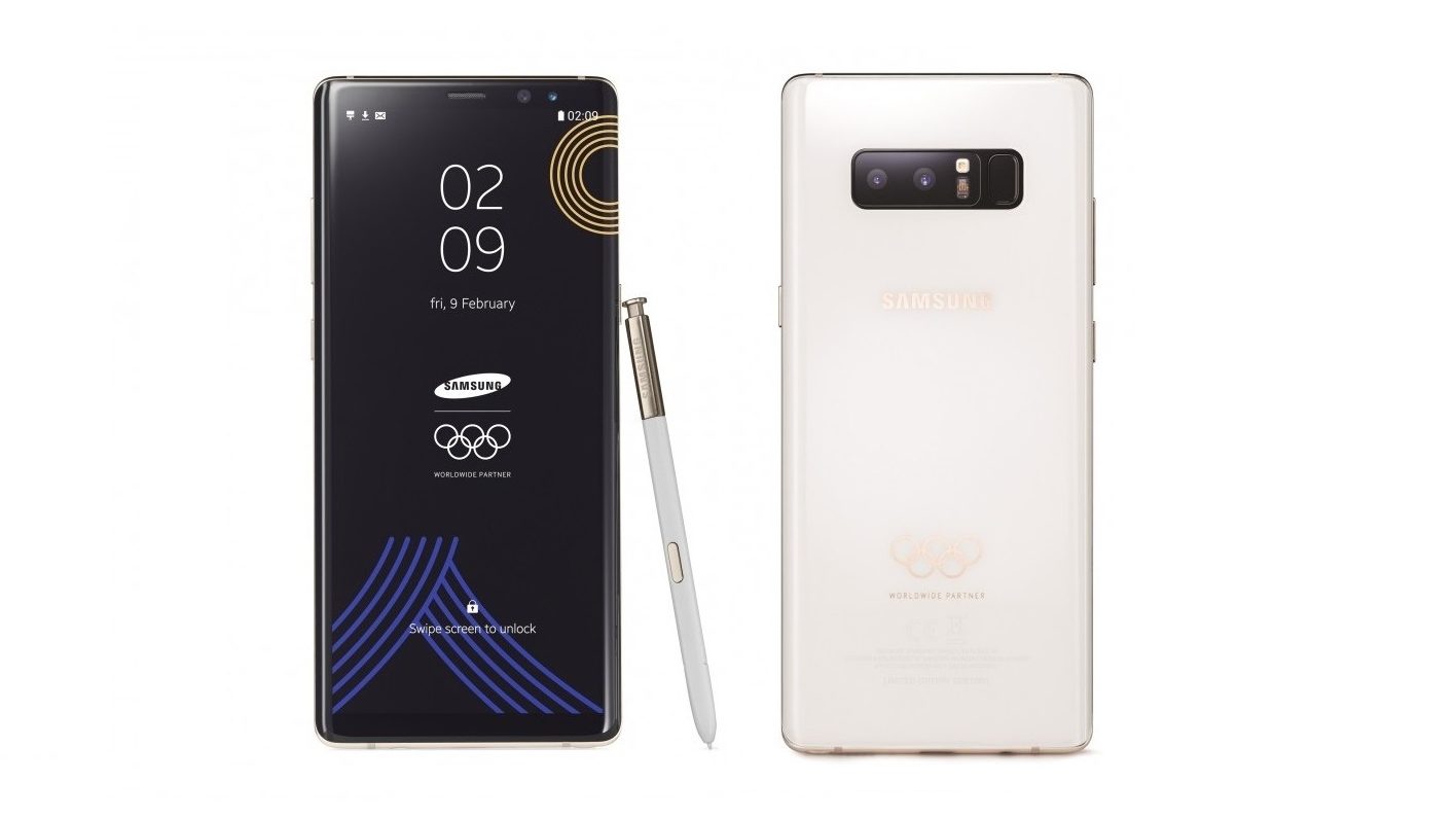 2018 Kış Olimpiyatlarına özel Galaxy Note 8!