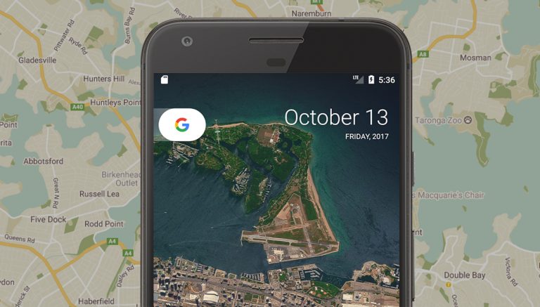 Duvar kağıdınızı bir canlı haritaya dönüştürün!