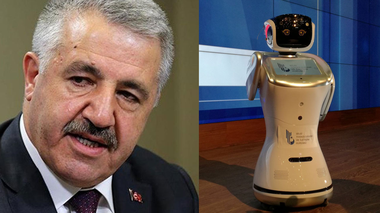Ulaştırma Bakanı’nın sözünü kesen robota format atıldı