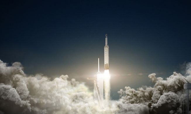 Falcon Heavy’nin kalkış saati değişti!