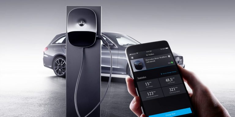 Mercedes araç şarj istasyonu