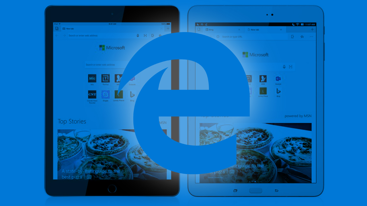 Tabletler için Microsoft Edge desteği geldi!