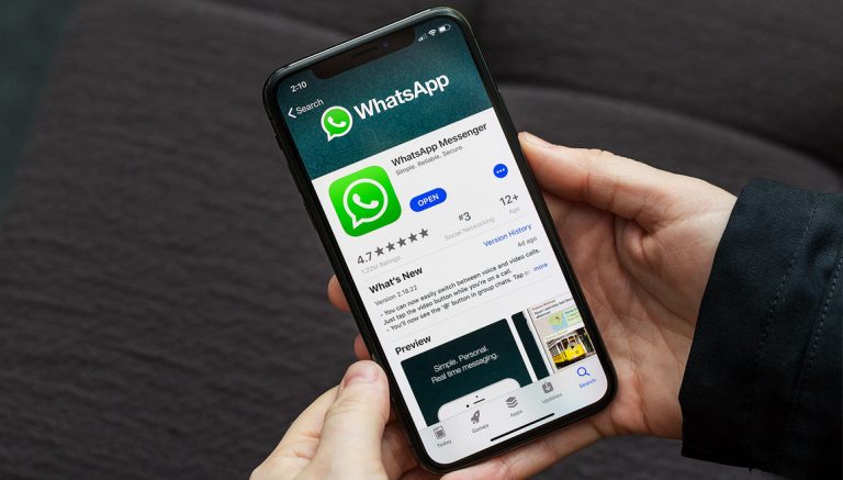WhatsApp mesaj silme iPhone X