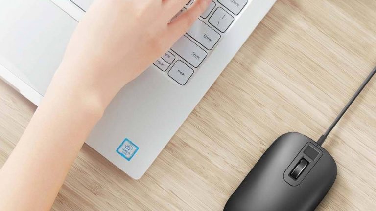 Xiaomi parmak izi okuyan fare