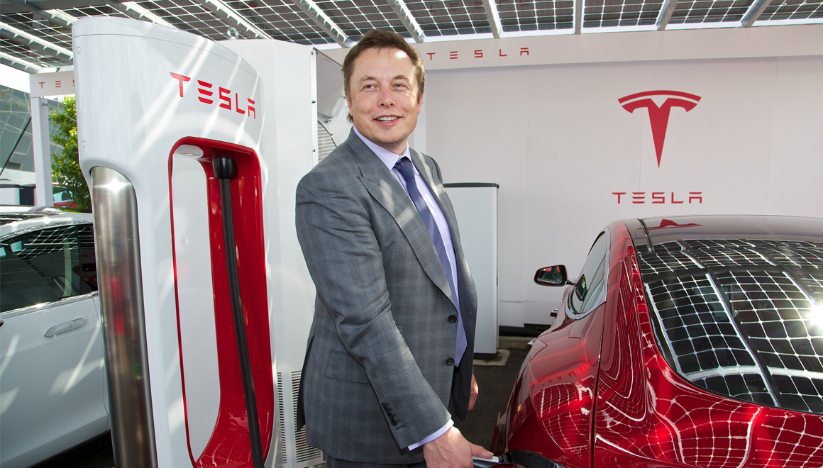 Elon Musk Tesla Model 3