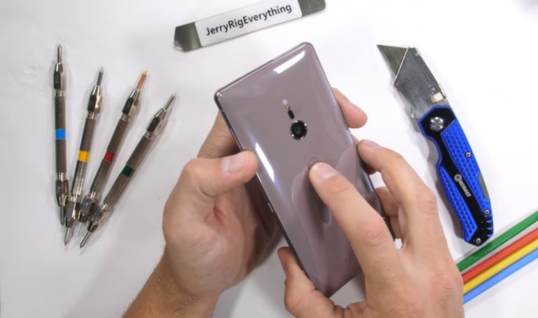 Xperia XZ2 dayanıklılık testi