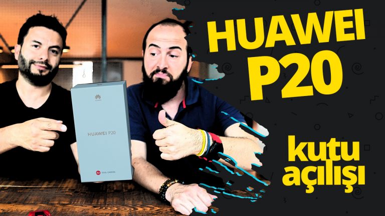 huawei p20 kutu açılışı