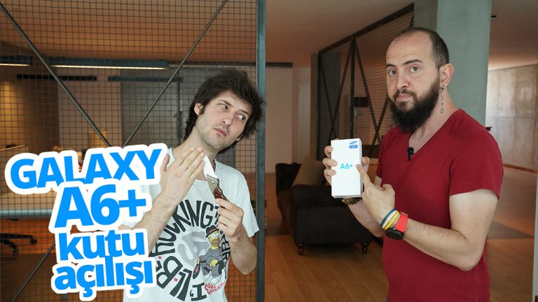 galaxy A6 Plus kutu açılışı