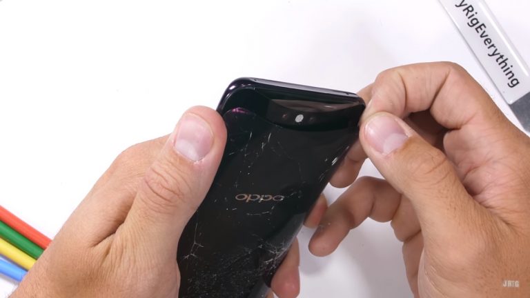 Oppo Find X dayanıklılık testi