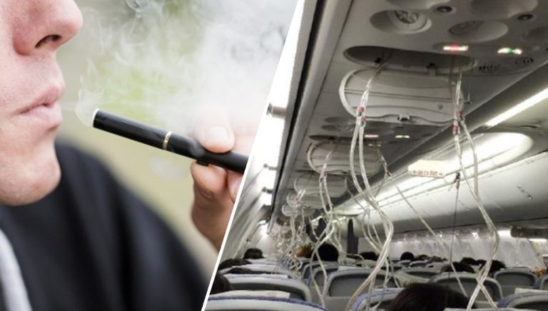 Pilot elektronik sigara içti!