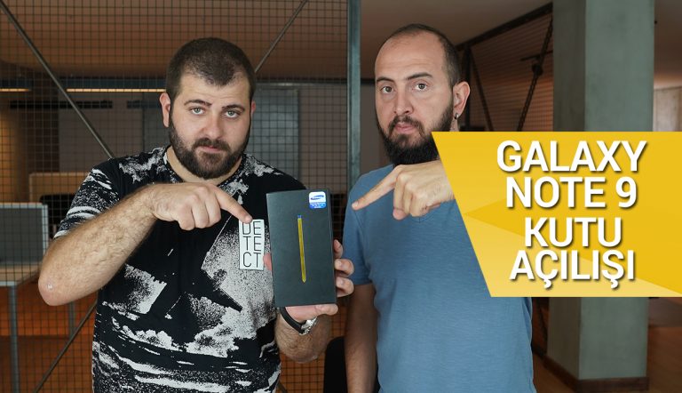 Samsung Galaxy Note 9 kutusundan çıkıyor!