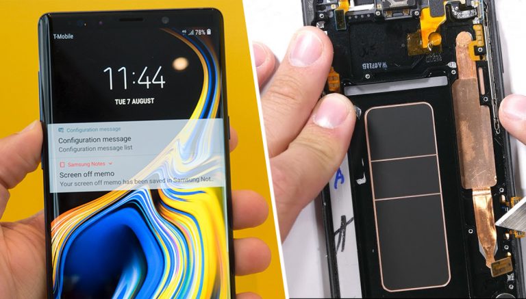 Note 9 parçalarına ayrıldı!