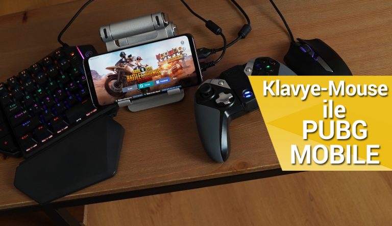 Klavye mouse ile PUBG Mobile oynadık!