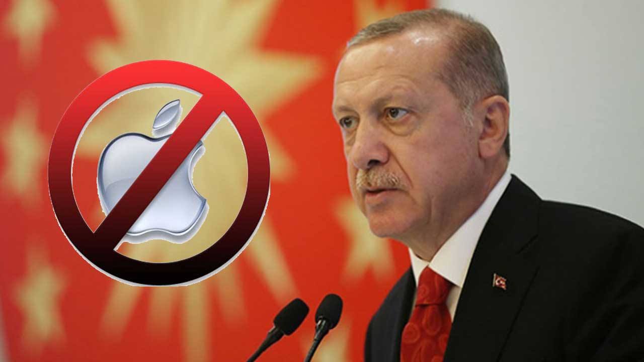 Cumhurbaşkanı Erdoğan iphone vetosu