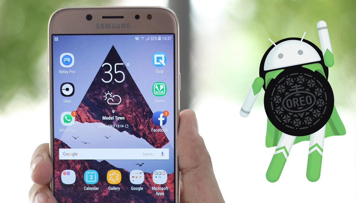 Galaxy J7 Pro için Android Oreo yayınlandı!