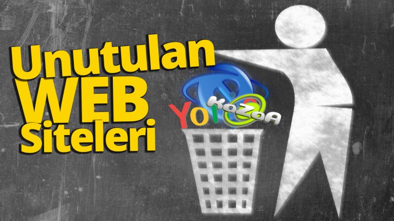 Unutulan web siteleri! Geçmişin en popüler siteleri!
