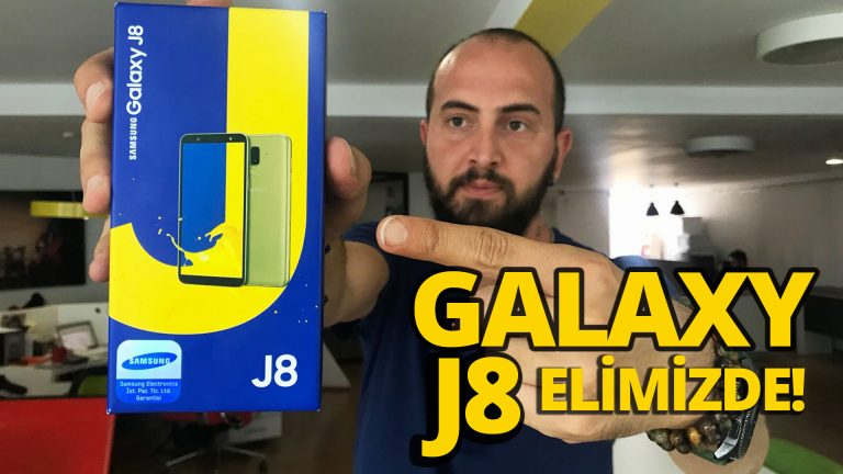Samsung Galaxy J8 kutu açılışı