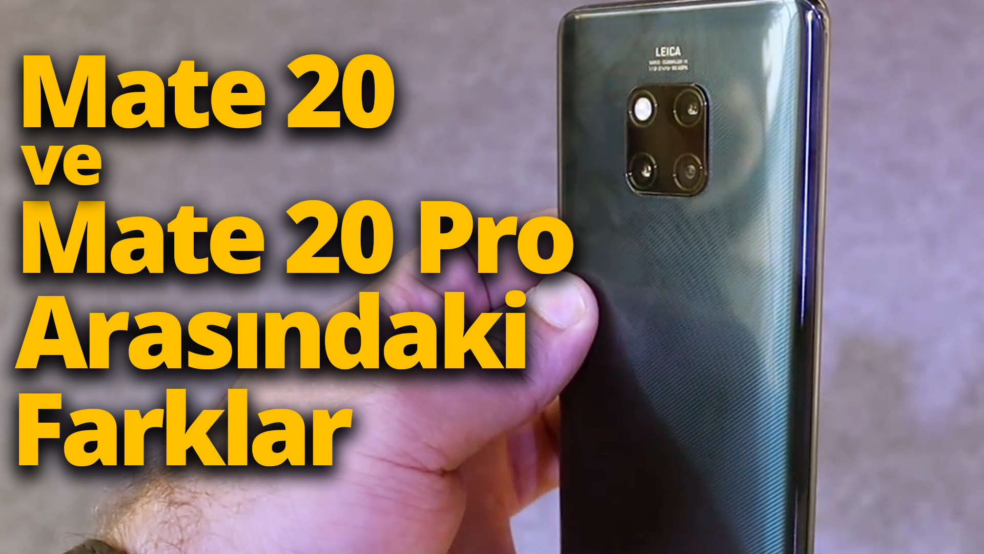 Huawei Mate 20 Pro Mate 20 ve Mate 20 Pro Mate 20 vs Mate 20 Pro