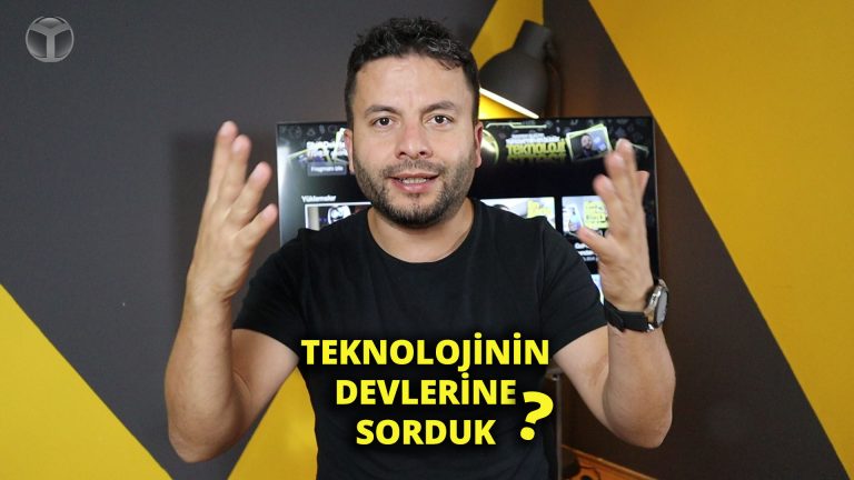 teknoloji dehalarına sorularımız var
