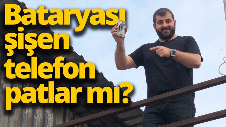 Bataryası şişen telefon patlar mı? (Video)