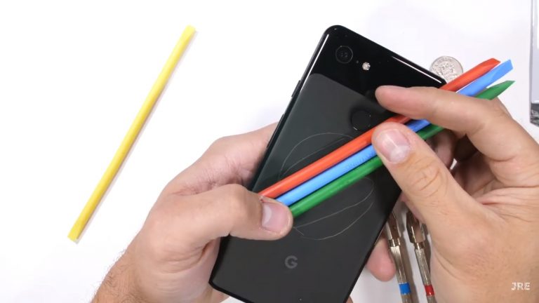 Pixel 3 XL dayanıklılık testi