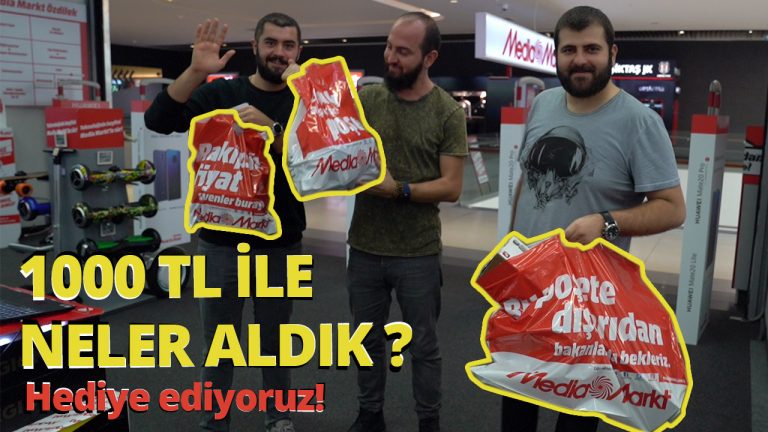 1000 TL ile neler alınabilir? Aldıklarımızı hediye ediyoruz!