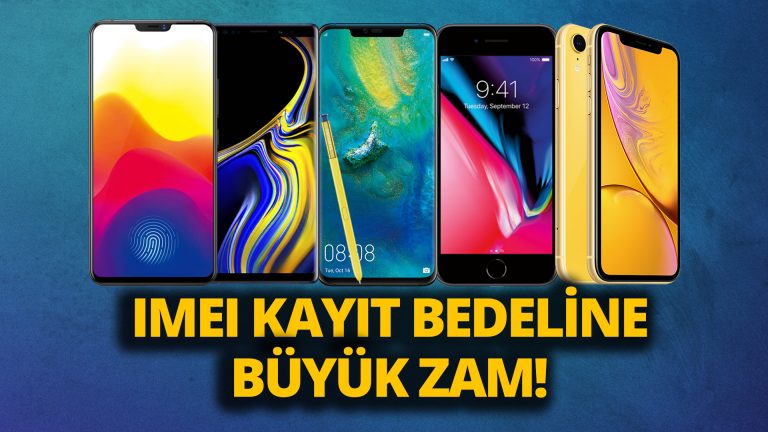 IMEI kayıt ücreti sonrasında yurt dışı telefon fiyatları