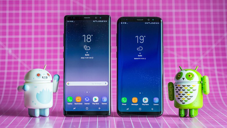 Galaxy S8 ve Galaxy Note 8