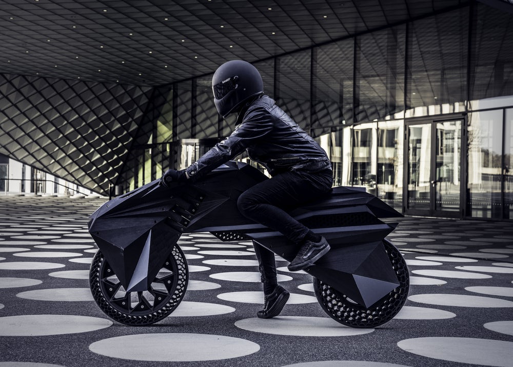 3D yazıcı, geleceğin motosikleti, 3D yazıcı ile üretilen ilk elektrikli motosiklet