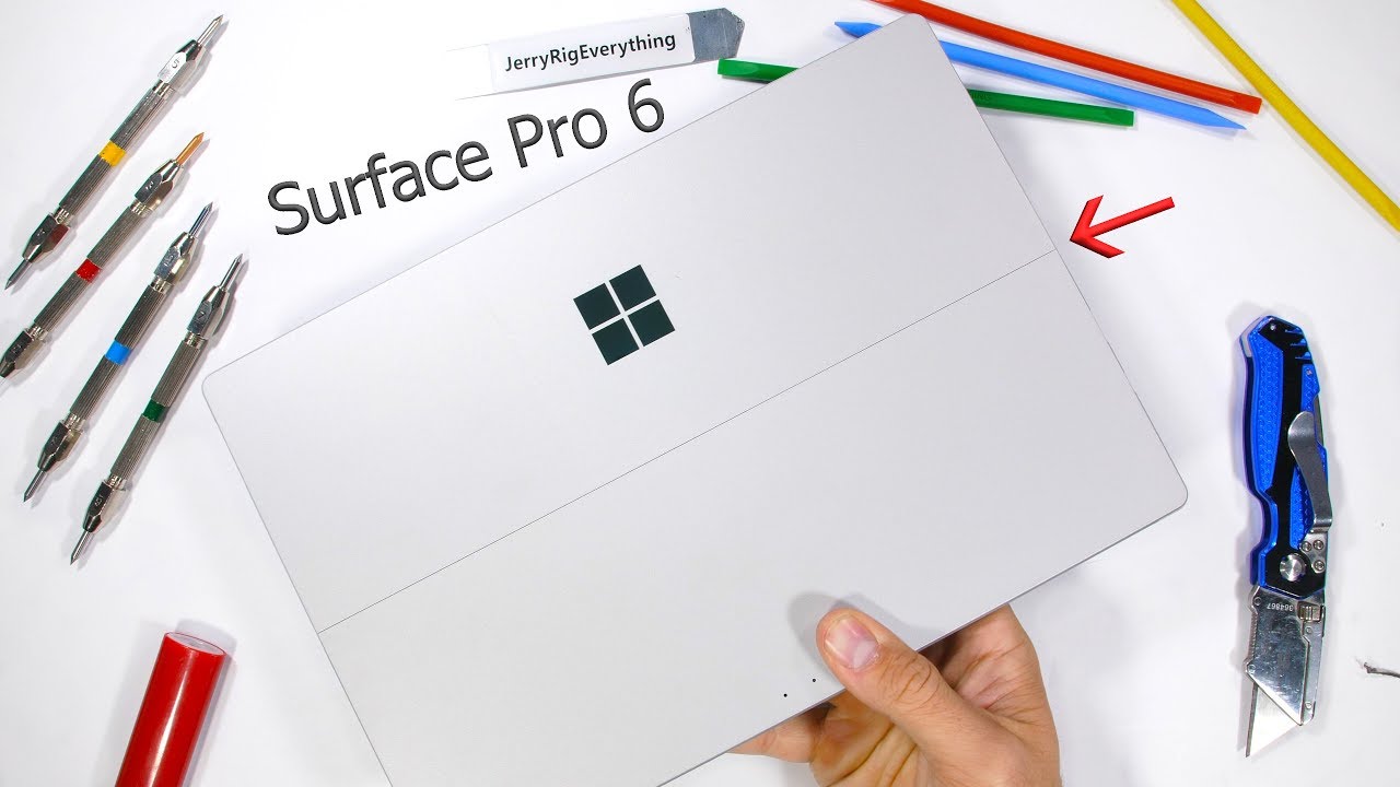 Surface Pro 6 dayanıklılık testi