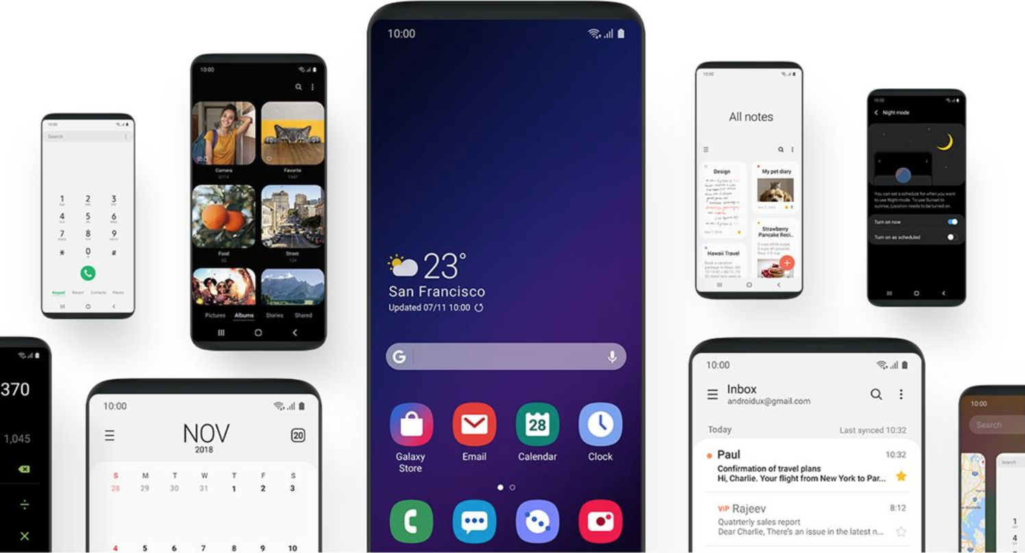Samsung’un yeni Android arayüzü One UI