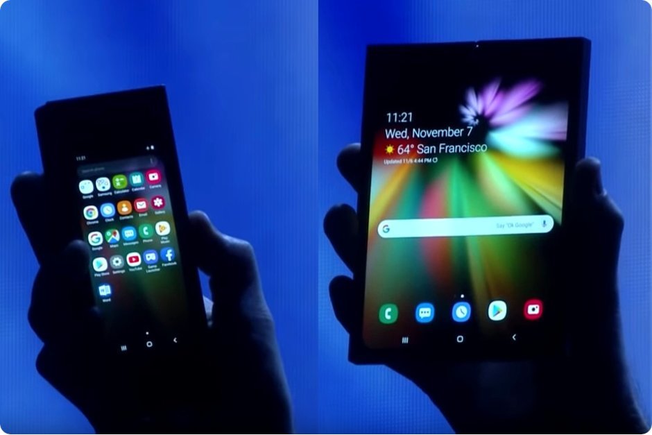 Samsung katlanabilir telefon