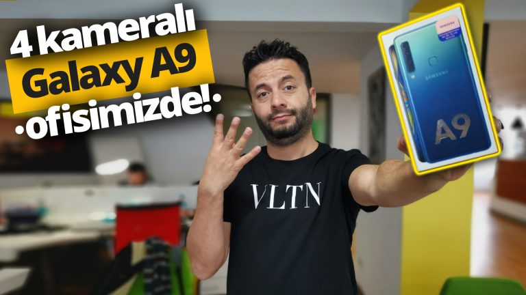 Dört arka kameralı Galaxy A9 (2018) kutudan çıkıyor!