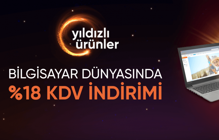 Bilgisayar ve bileşenlerinde KDV indirimi!