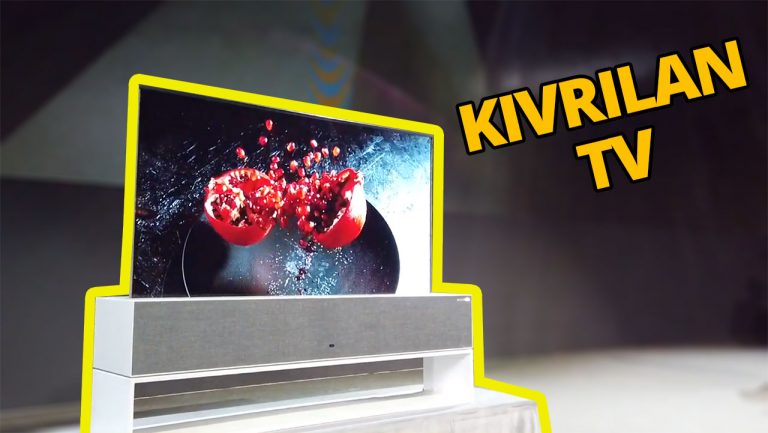 LG’nin büyüleyici katlanabilir televizyonu karşınızda!