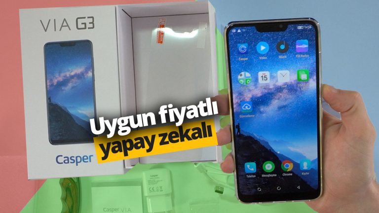 Casper VIA G3 kutu açılışı! (Video)